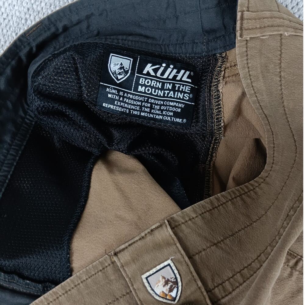 Kuhl Ambush Cargo Shorts Men's 42X12 Driftwood Brown Patina‎ Dye Hiking Outdoor - Picture 7 of 16